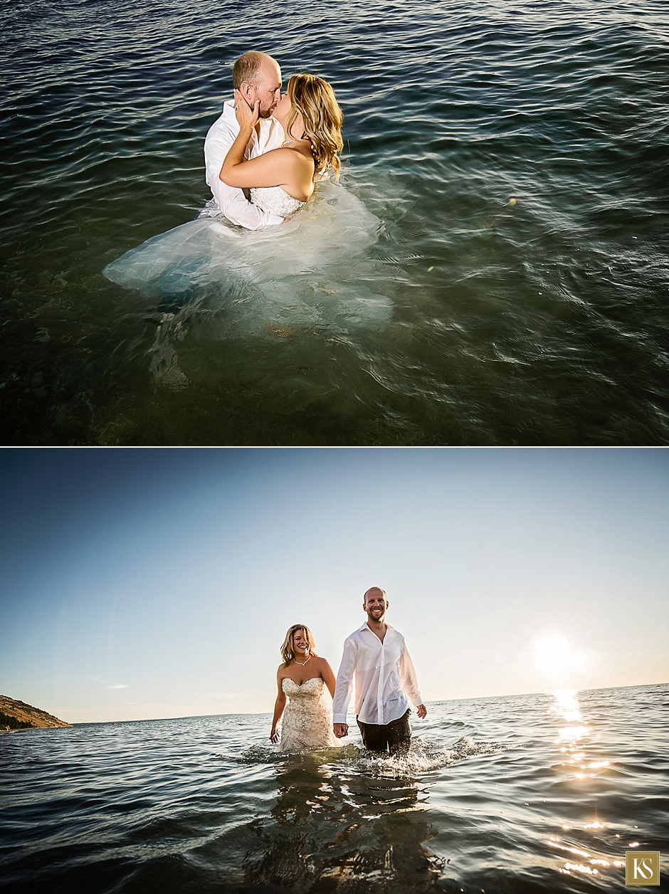 Lake Michigan Wedding Pictures, Lake Michigan Beach wedding photos, Glen Kellie Saunders Photography
